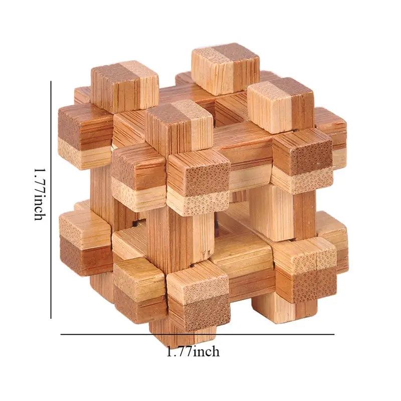  Kong Ming Lock Educational Wooden Puzzle For Kids -  ToylandEU™