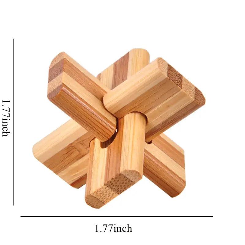  Kong Ming Lock Educational Wooden Puzzle For Kids -  ToylandEU™