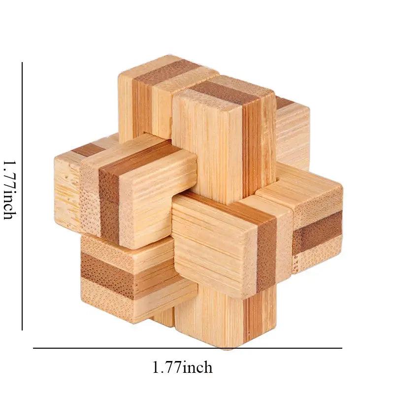 Kong Ming Lock Educational Wooden Puzzle For Kids -  ToylandEU™