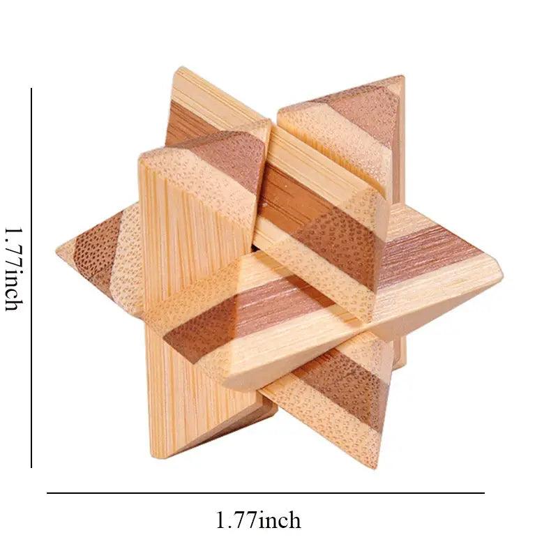  Kong Ming Lock Educational Wooden Puzzle For Kids -  ToylandEU™