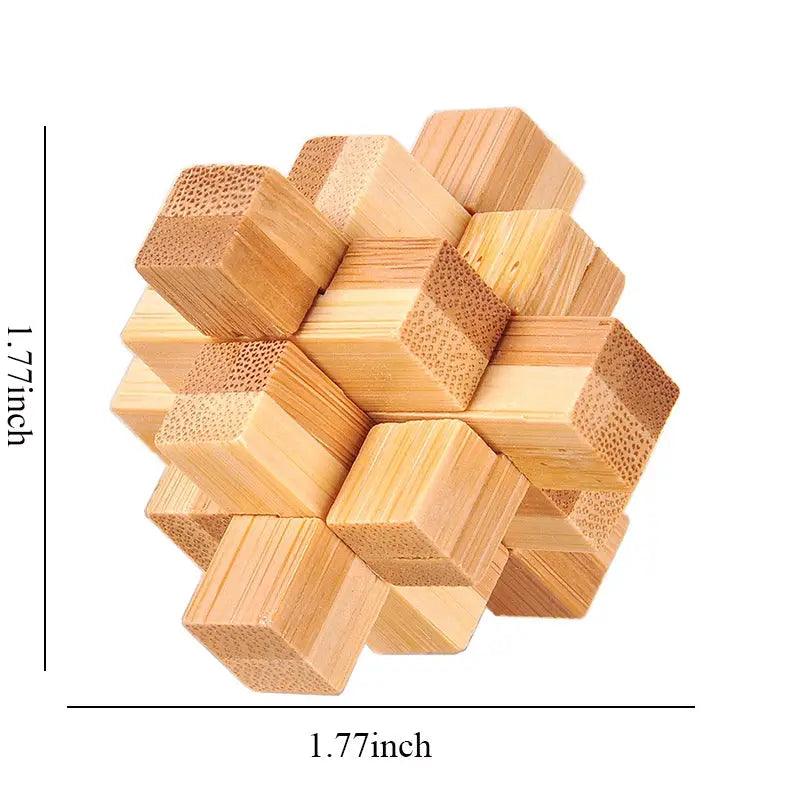  Kong Ming Lock Educational Wooden Puzzle For Kids -  ToylandEU™