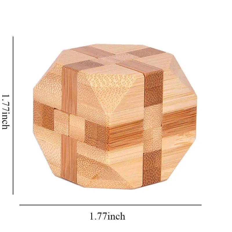  Kong Ming Lock Educational Wooden Puzzle For Kids -  ToylandEU™
