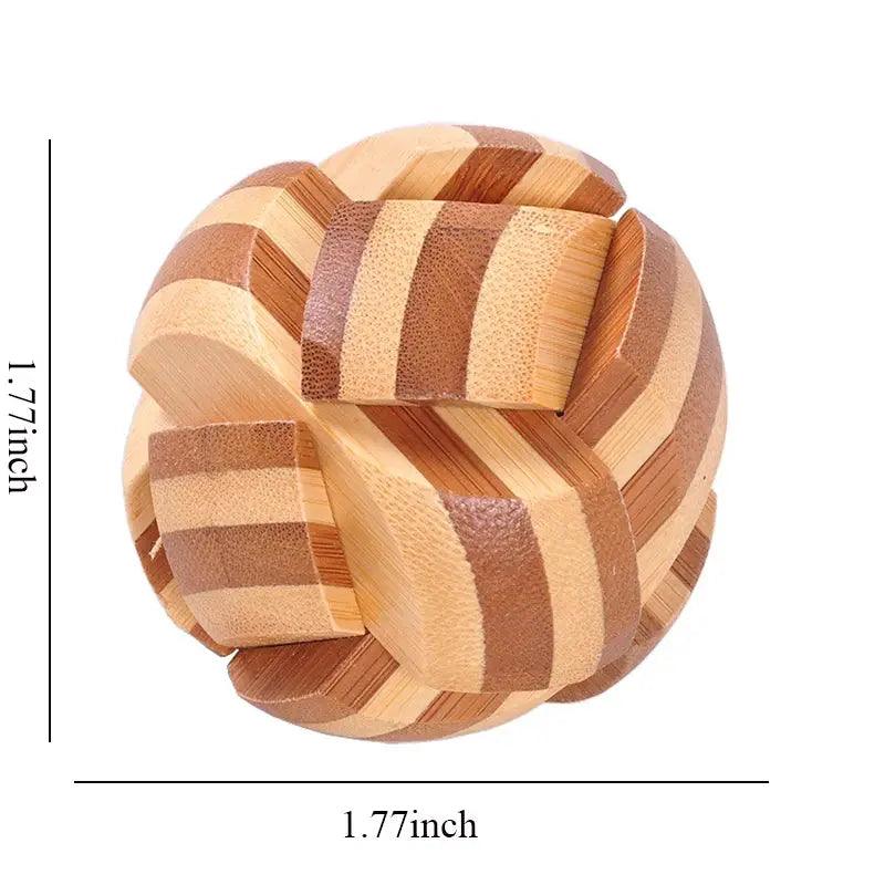  Kong Ming Lock Educational Wooden Puzzle For Kids -  ToylandEU™
