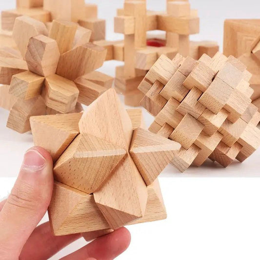  Kongming Lock Bamboo Puzzle 3D Brain Teaser Educational -  ToylandEU™