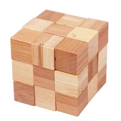 Kongming Lock Bamboo Puzzle 3D Brain Teaser Educational Gift - ToylandEU