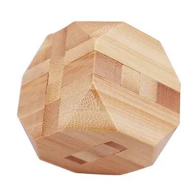 Kongming Lock Bamboo Puzzle 3D Brain Teaser Educational Gift - ToylandEU