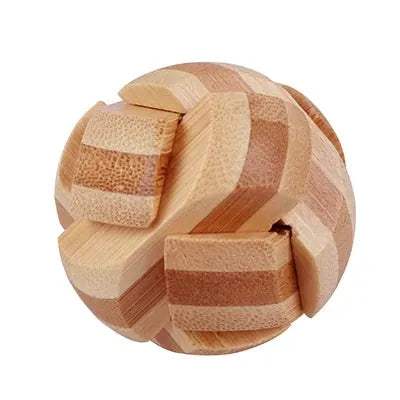 Kongming Lock Bamboo Puzzle 3D Brain Teaser Educational Gift - ToylandEU