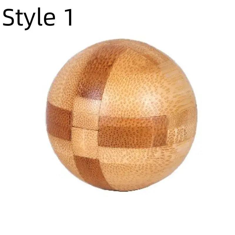  Kongming Lock Puzzle Wooden Brain Teaser Toy -  ToylandEU™