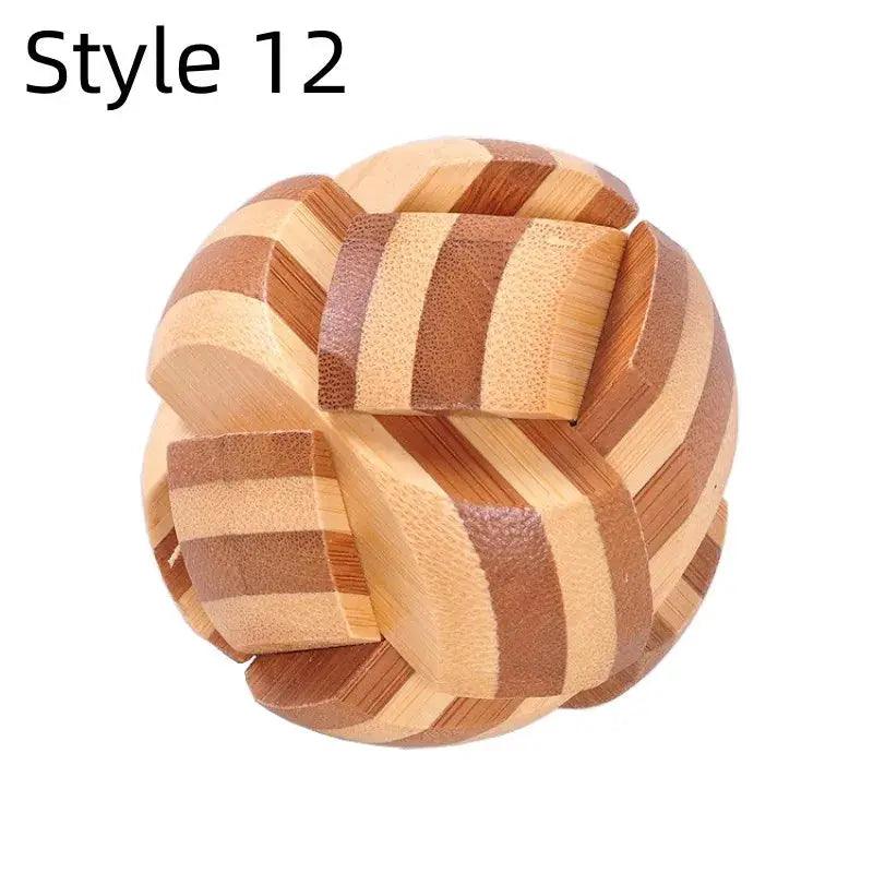  Kongming Lock Puzzle Wooden Brain Teaser Toy -  ToylandEU™