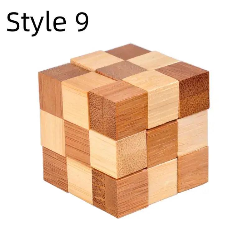  Kongming Lock Puzzle Wooden Brain Teaser Toy -  ToylandEU™