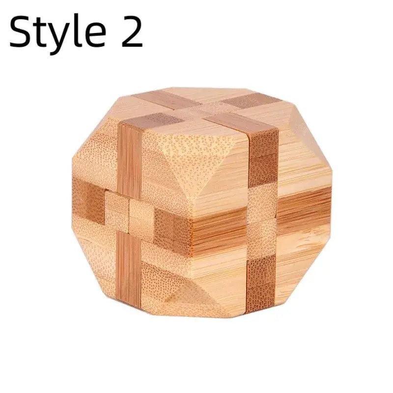  Kongming Lock Puzzle Wooden Brain Teaser Toy -  ToylandEU™