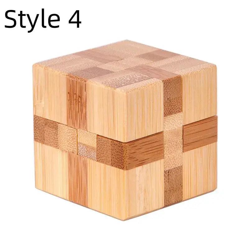 Kongming Lock Puzzle Wooden Brain Teaser Toy -  ToylandEU™