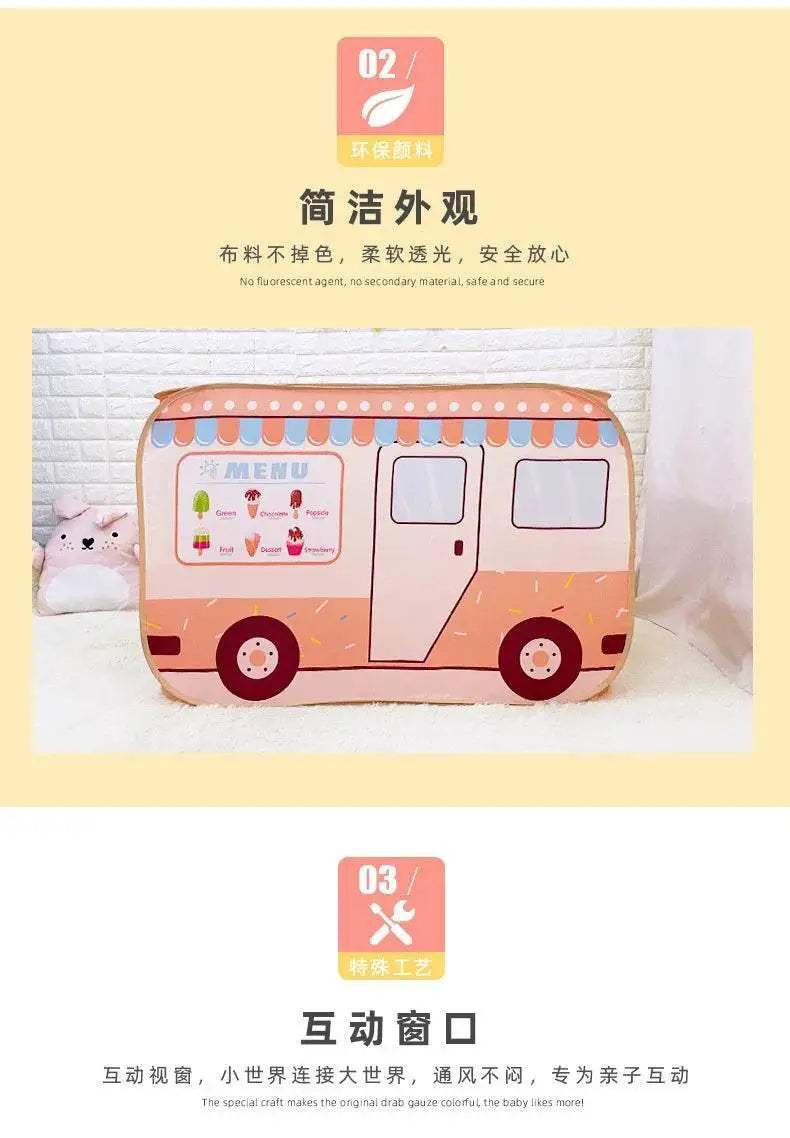 Korean Portable Foldable Play Tent Travel Folding Tent - ToylandEU