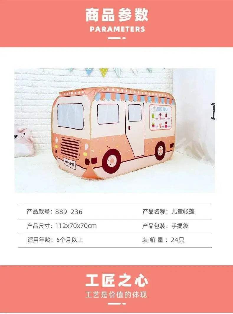 Korean Portable Foldable Play Tent Travel Folding Tent - ToylandEU