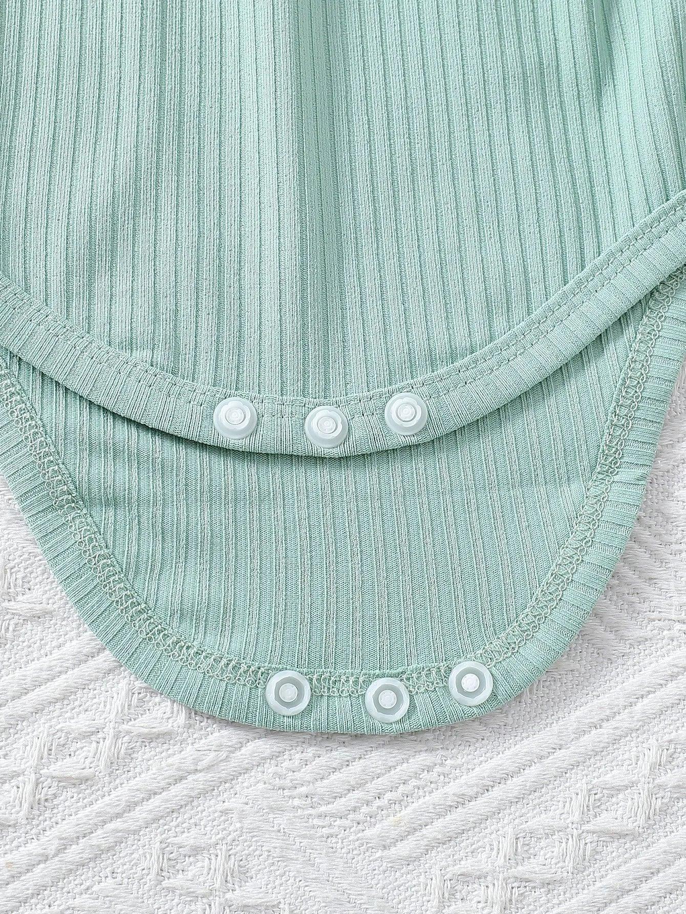 Korean Style Baby Girl Dress With 3D Embroidery Set - ToylandEU