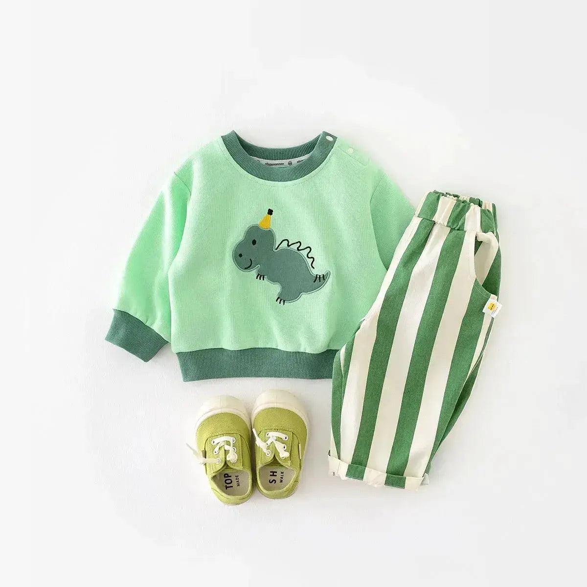  Korean Style High Waist Kids Stripe Pants Elastic -  ToylandEU™