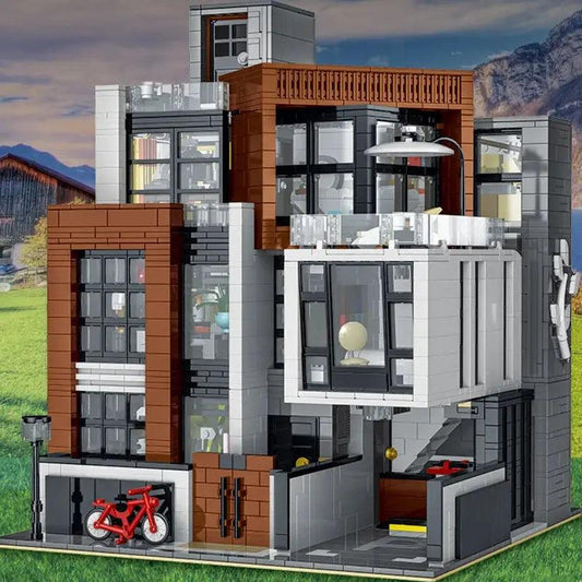  Korean Style Villa Building Blocks Set Lego Compatible City -  ToylandEU™