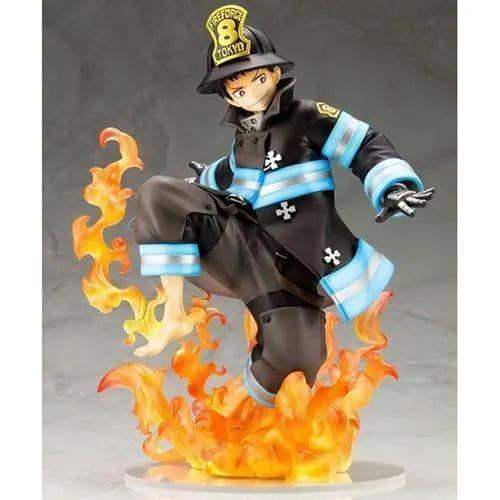 Fire Force ARTFX J Shinra Statue With Blacklight Glow - ToylandEU