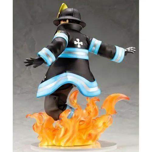 Fire Force ARTFX J Shinra Statue With Blacklight Glow - ToylandEU