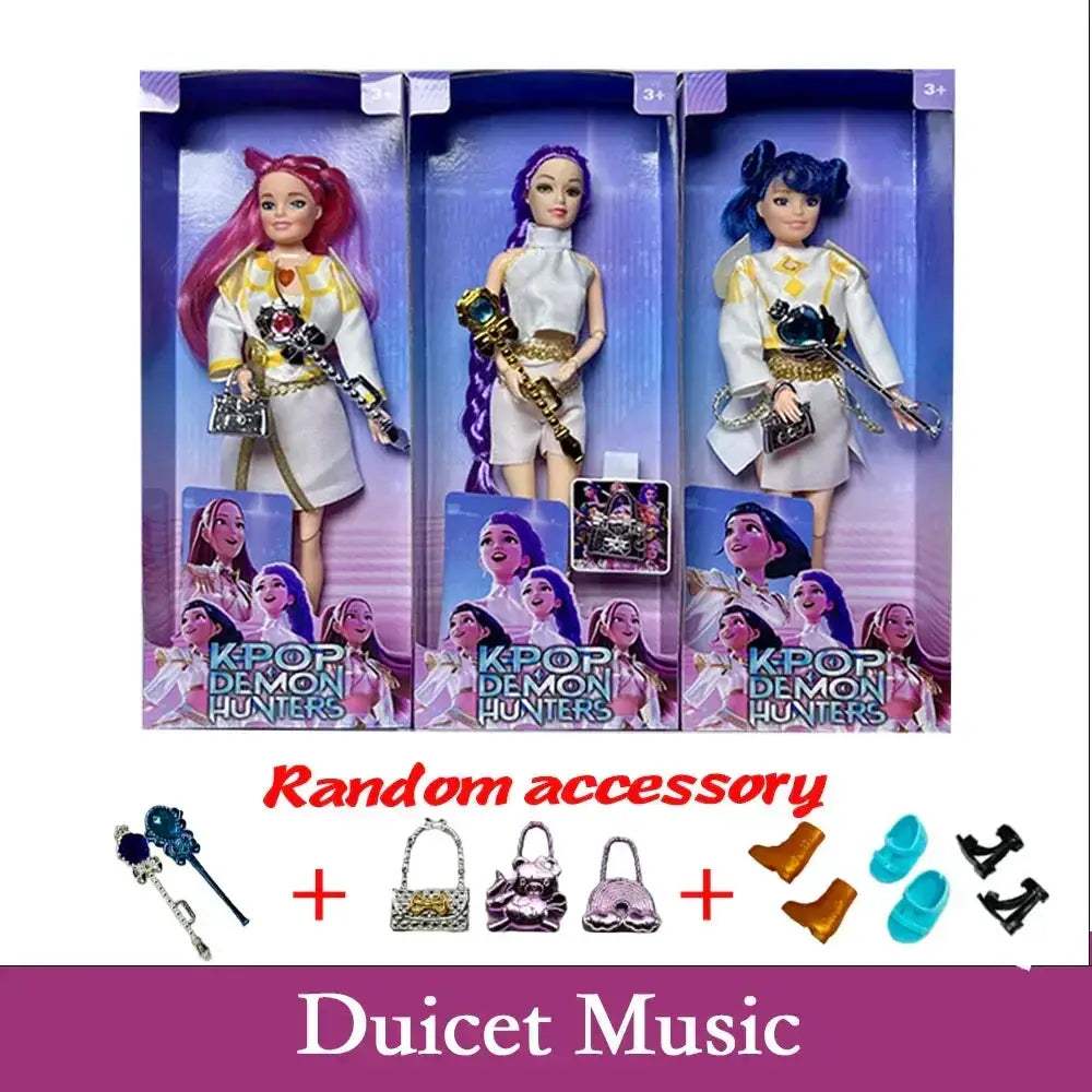 Kpop Action Figures Set With Colorful Lights For Fans - ToylandEU