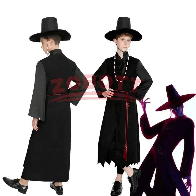 Kpop Anime Cosplay Set For Boys With Trench Coat Ensemble - ToylandEU
