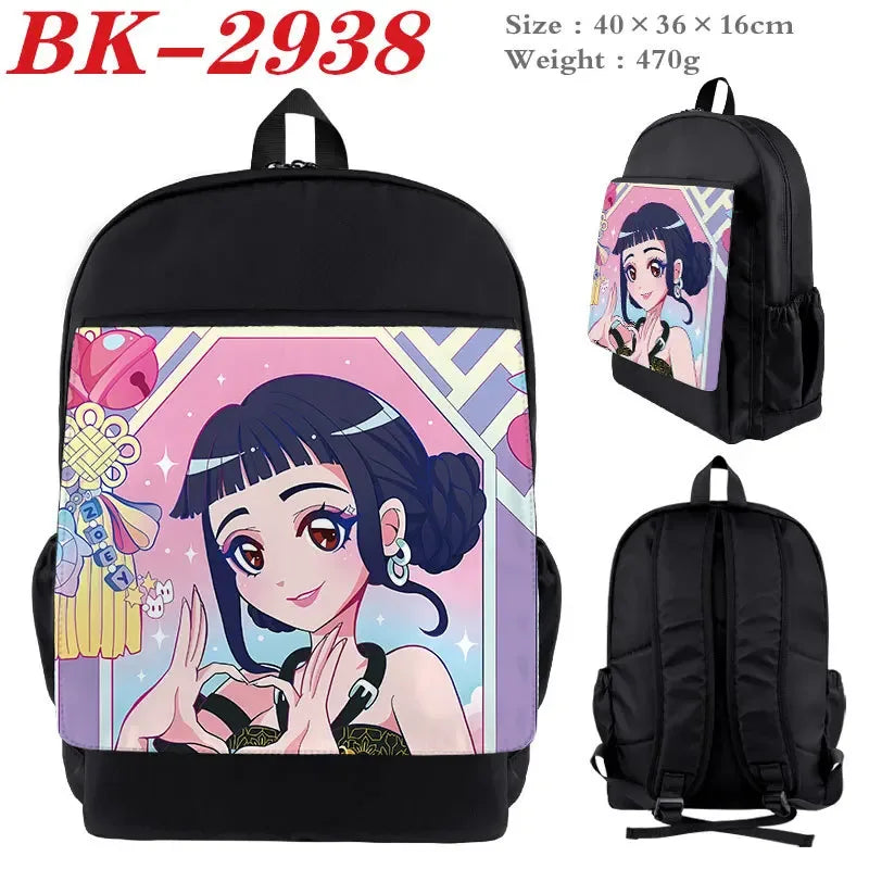 Kpop Backpack Nylon Cartoon Print Figures For Students - ToylandEU