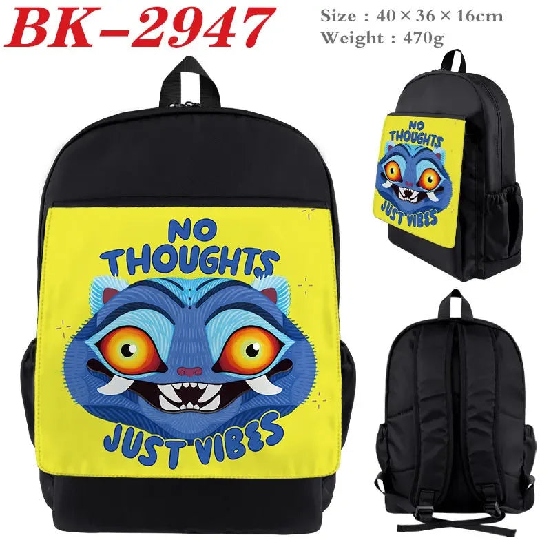 Kpop Backpack Nylon Cartoon Print Figures For Students - ToylandEU
