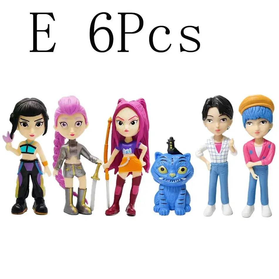 Kpop Demon Hunter Action Figure PVC Desktop Decor Display - ToylandEU