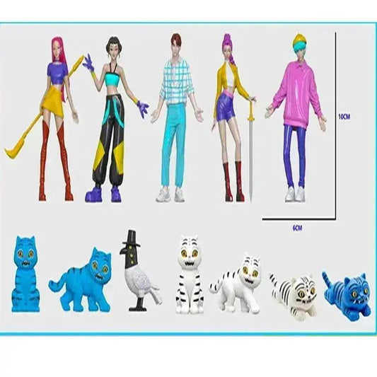  Kpop Demon Hunter Anime Figure Desk Decor Collectible -  ToylandEU™