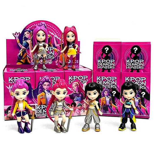  Kpop Demon Hunter Chibi Figure Set With Weapons -  ToylandEU™