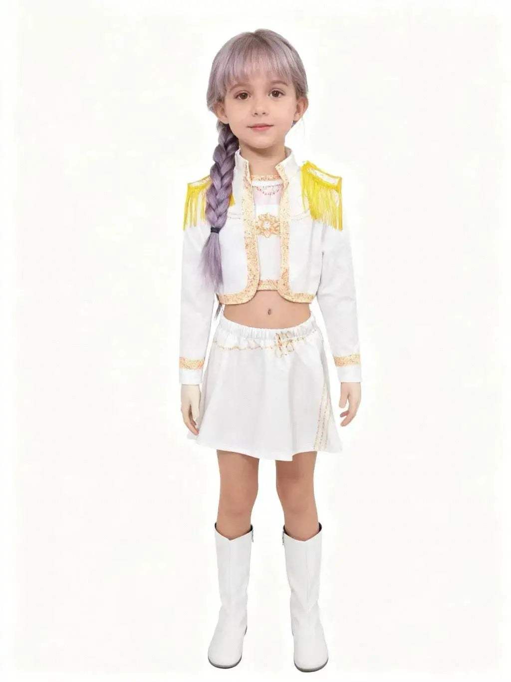 Kpop Demon Hunter Cosplay Costume For Girls With Sparkly Outfit - ToylandEU