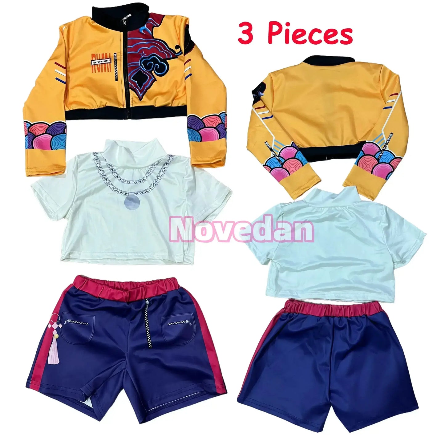 Kpop Demon Hunter Cosplay Costume For Girls With Sparkly Outfit - ToylandEU