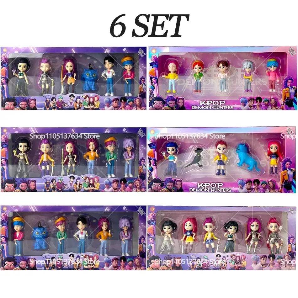 Kpop Demon Hunter PVC Figure Desk Trinket Collection Gift - ToylandEU