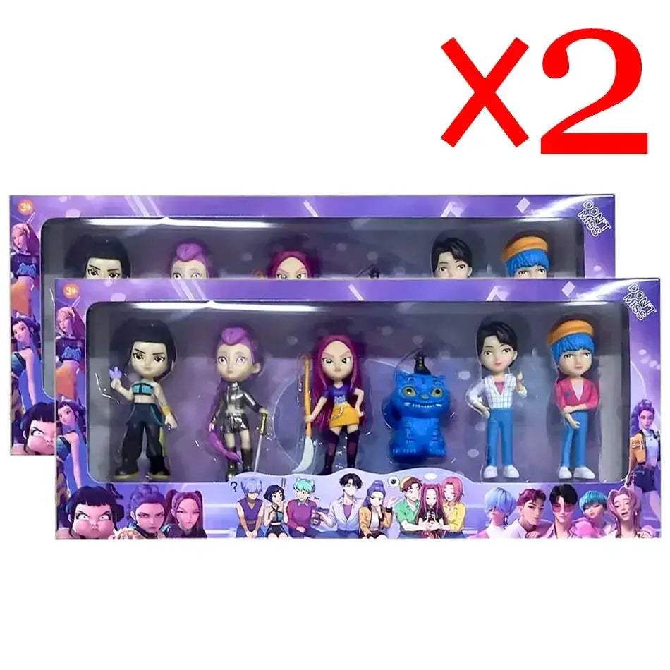 Kpop Demon Hunter PVC Figure Desk Trinket Collection Gift - ToylandEU