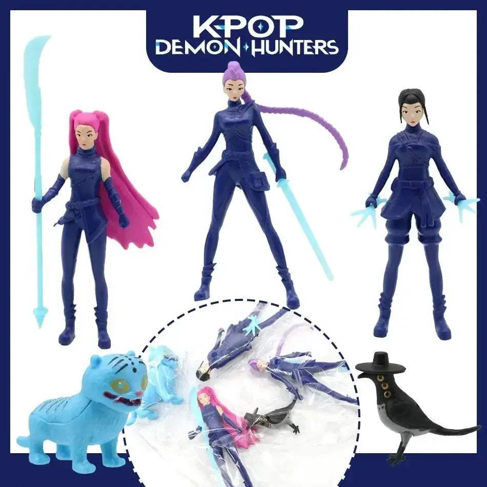 Kpop Demon Hunters 5 Piece Collectible Action Figure Set Gift - ToylandEU