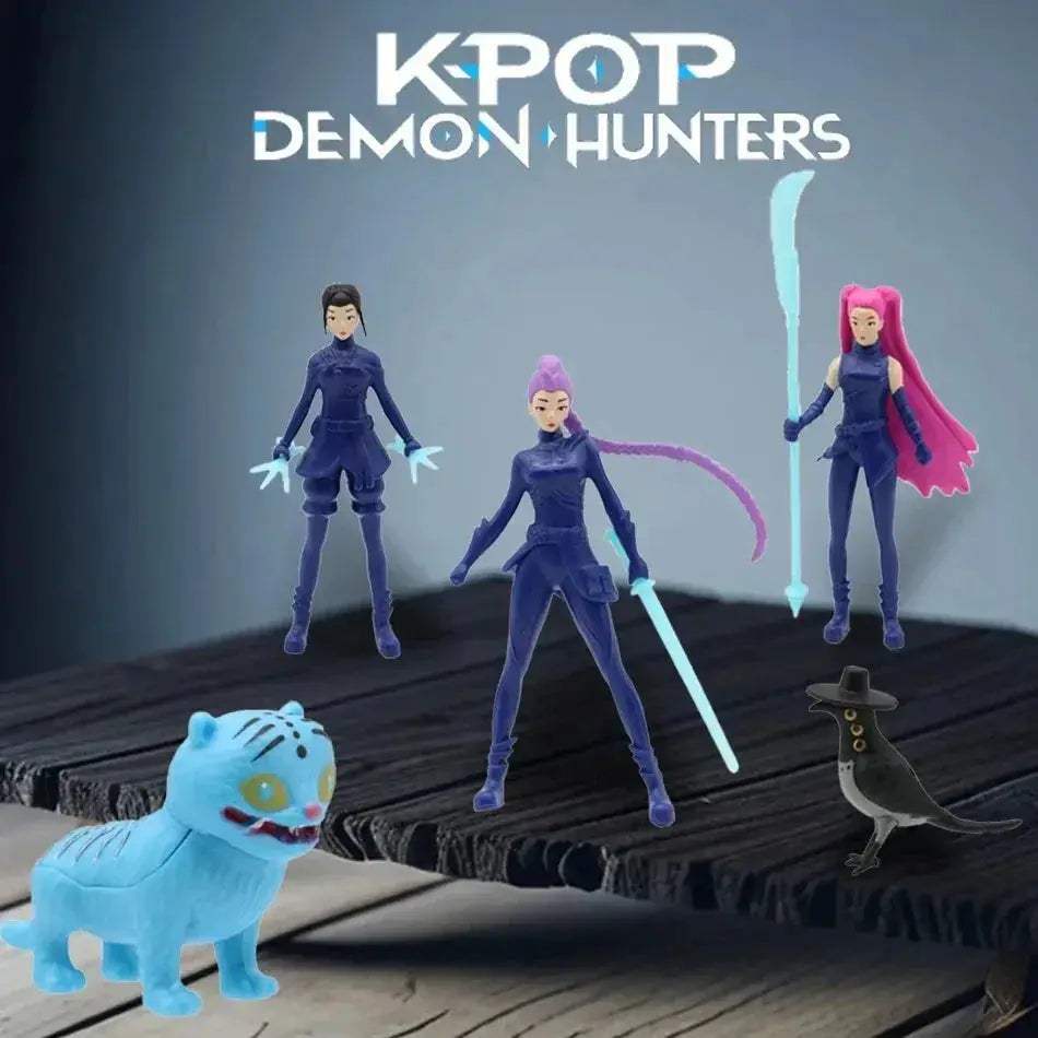 Kpop Demon Hunters 5 Piece Collectible Action Figure Set Gift - ToylandEU