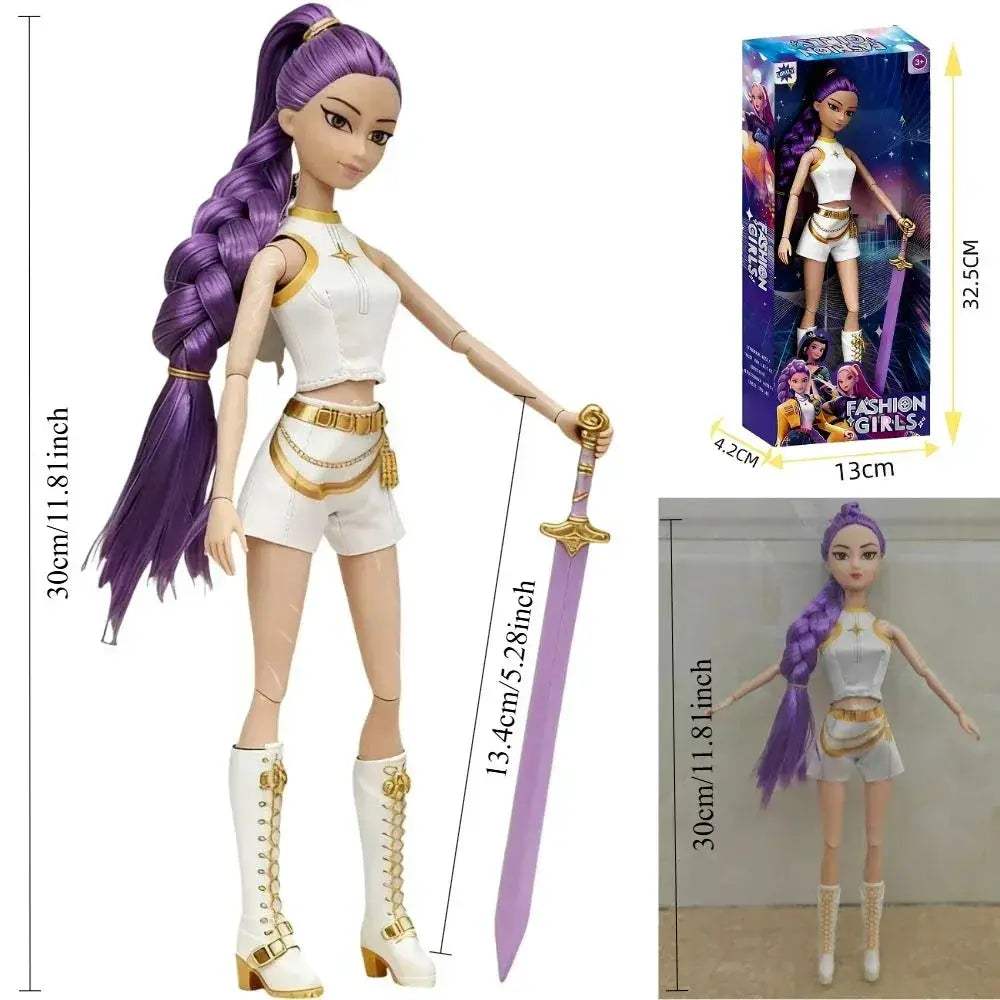 Kpop Demon Hunters Action Figure Dolls 3 Pack Collectible - ToylandEU