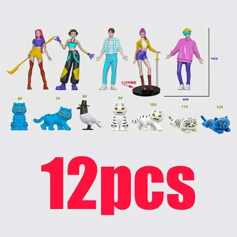 Kpop Demon Hunters Action Figure Set Collectible Figurines For Fans - ToylandEU