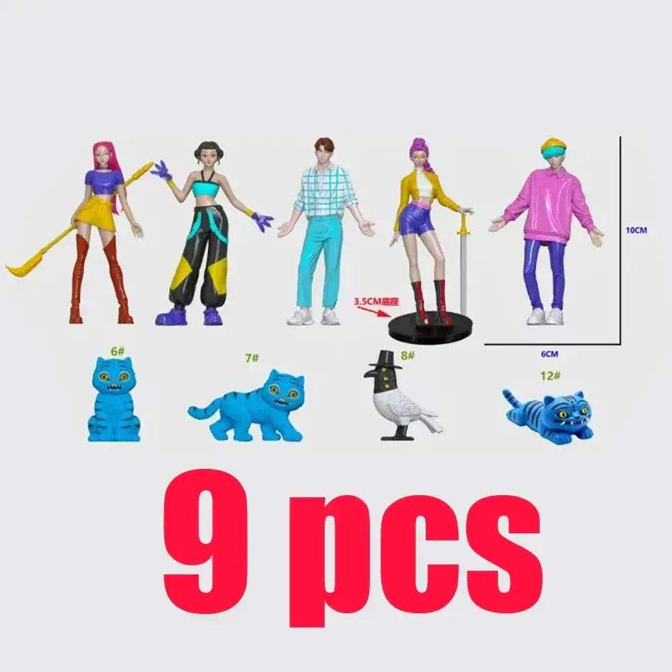 Kpop Demon Hunters Action Figure Set Collectible Figurines For Fans - ToylandEU