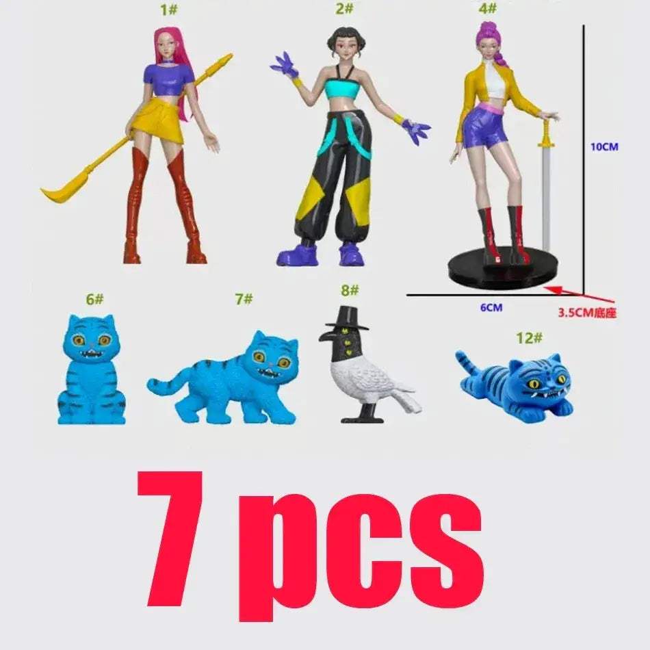 Kpop Demon Hunters Action Figure Set Collectible Figurines For Fans - ToylandEU
