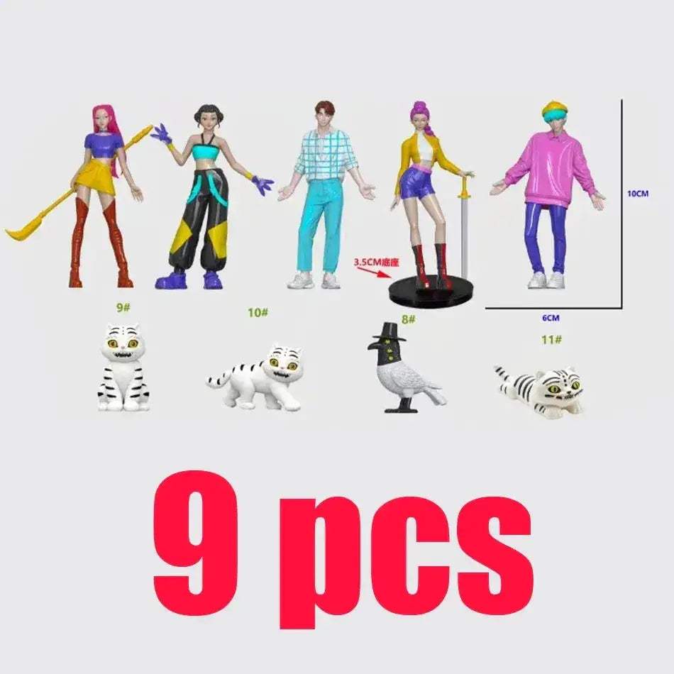 Kpop Demon Hunters Action Figure Set Collectible Figurines For Fans - ToylandEU
