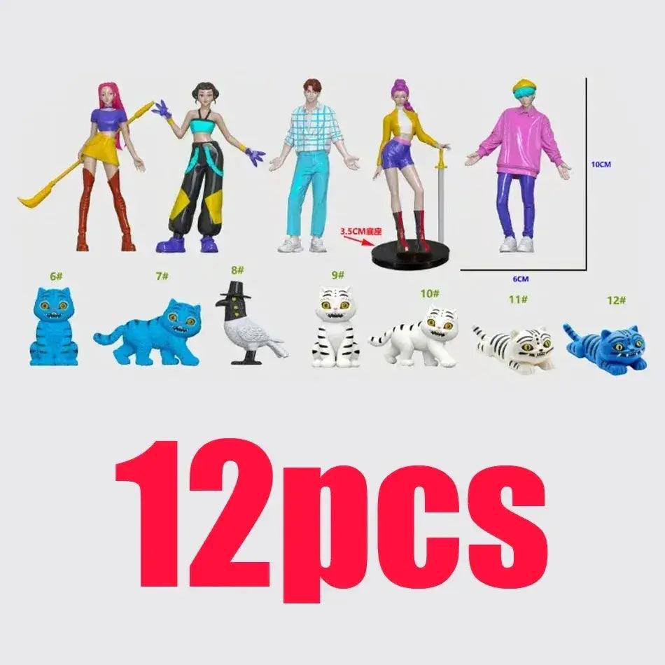  Kpop Demon Hunters Action Figure Set Collectibles VIP -  ToylandEU™
