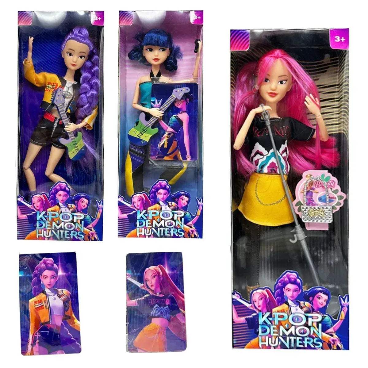 Kpop Demon Hunters Action Figure Set With Musical Instrument - ToylandEU