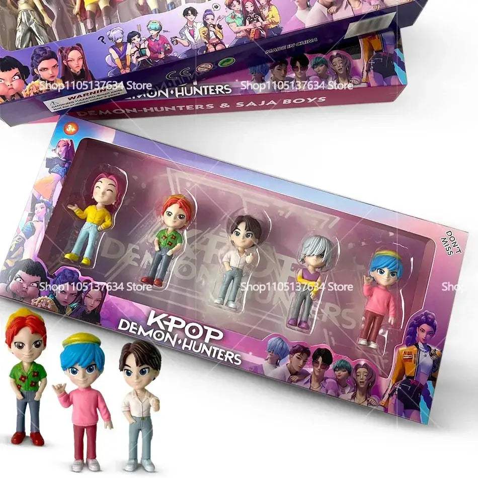Kpop Demon Hunters Action Figures 6 Piece Gift Set - ToylandEU