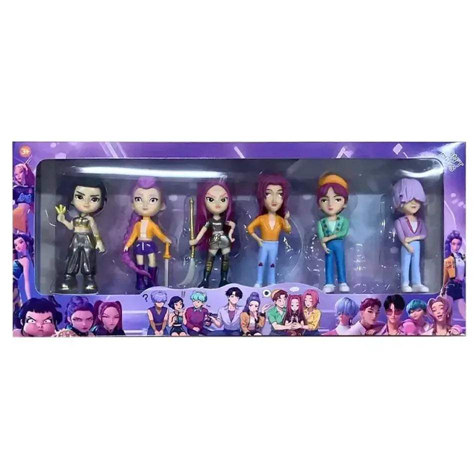 Kpop Demon Hunters Action Figures 6 Piece Gift Set - ToylandEU