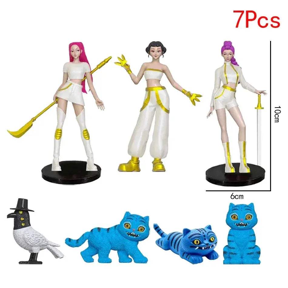 Kpop Demon Hunters Action Figures Set Collectible Figurines For Fans - ToylandEU