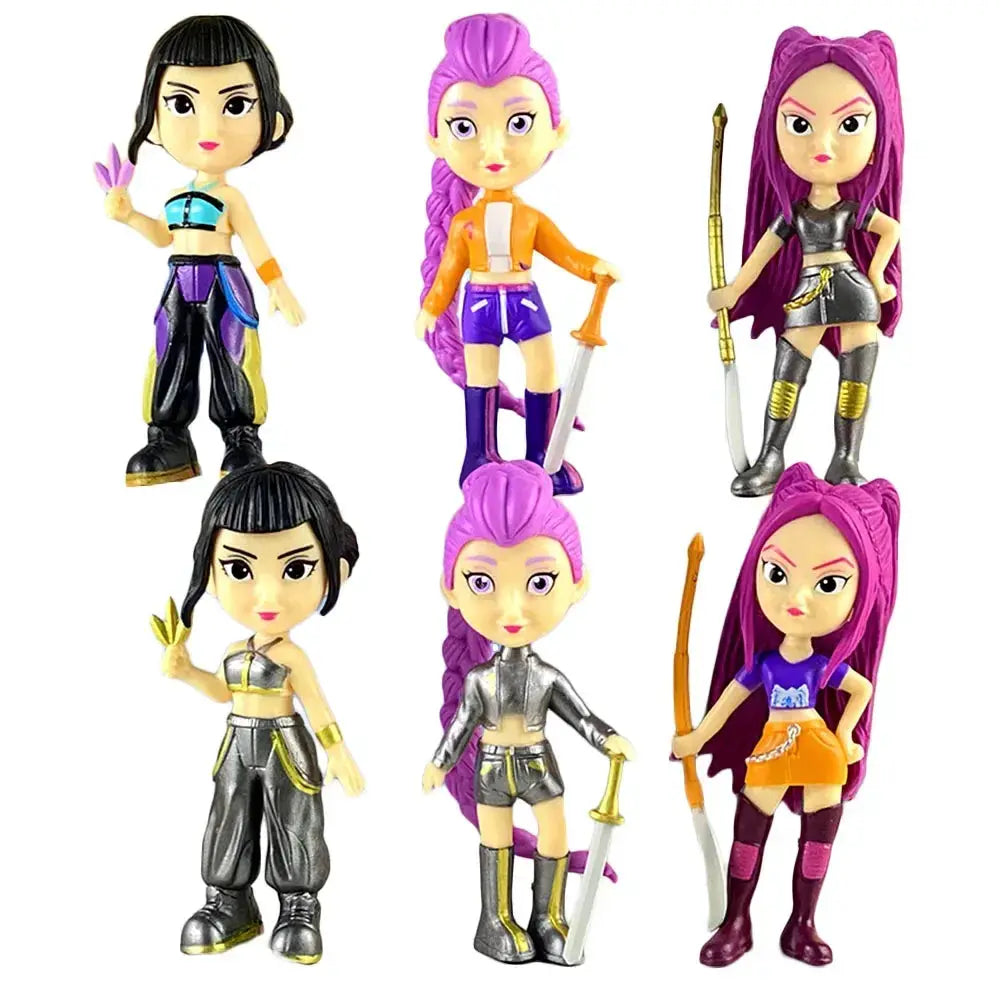 Kpop Demon Hunters Action Figures Set Collectible PVC Figures - ToylandEU