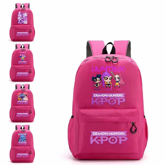 Kpop Demon Hunters Anime Backpack Large Capacity School Bag - ToylandEU