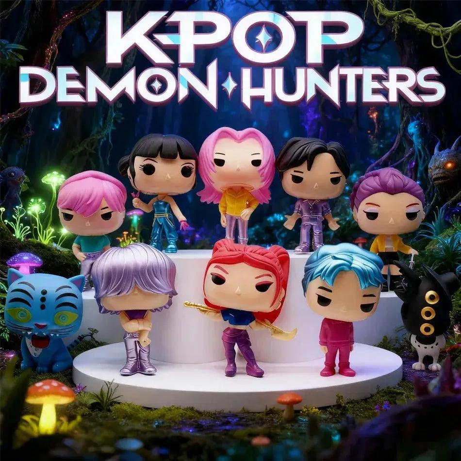  Kpop Demon Hunters Anime Figure Bandai Desk Decor Pro -  ToylandEU™