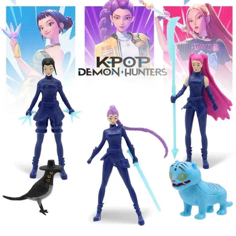  Kpop Demon Hunters Anime Figure Bandai Desk Decor Pro -  ToylandEU™